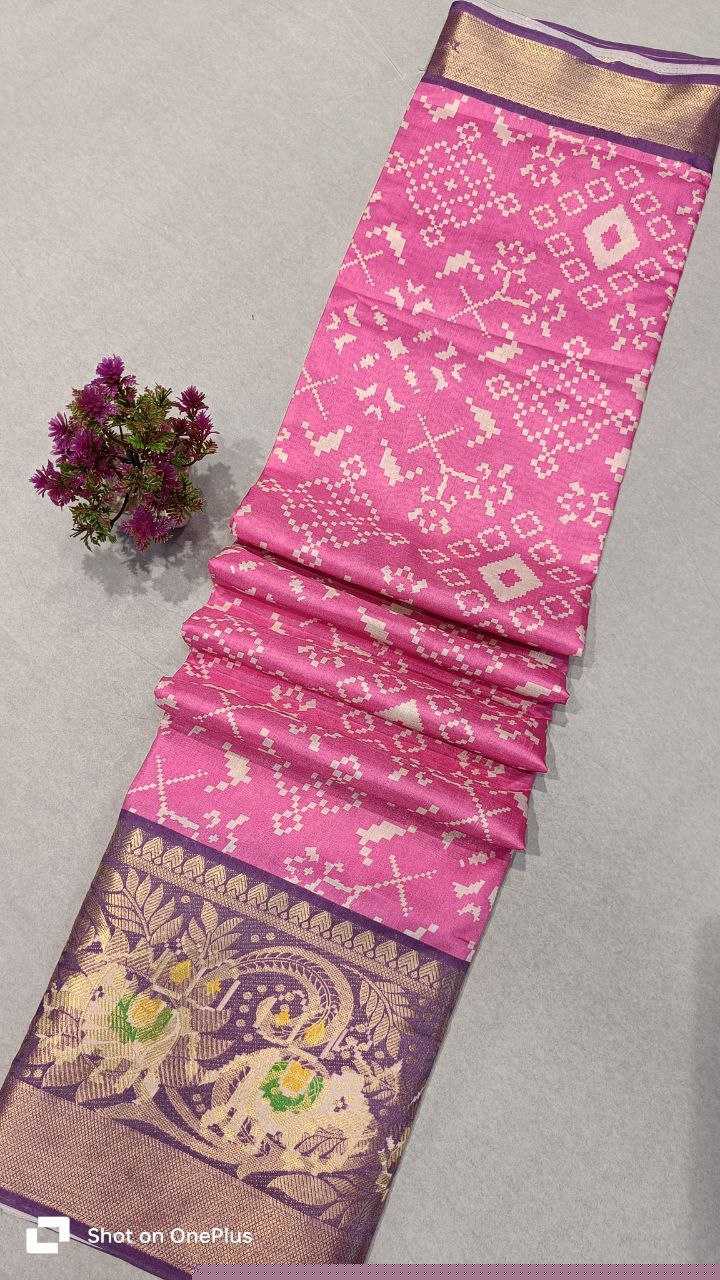 YNF PATOLA SILK RRI LATEST SAREES WHOLESALE IKAT SOFT SIILK PATOLA SAREES MANUFACTURER